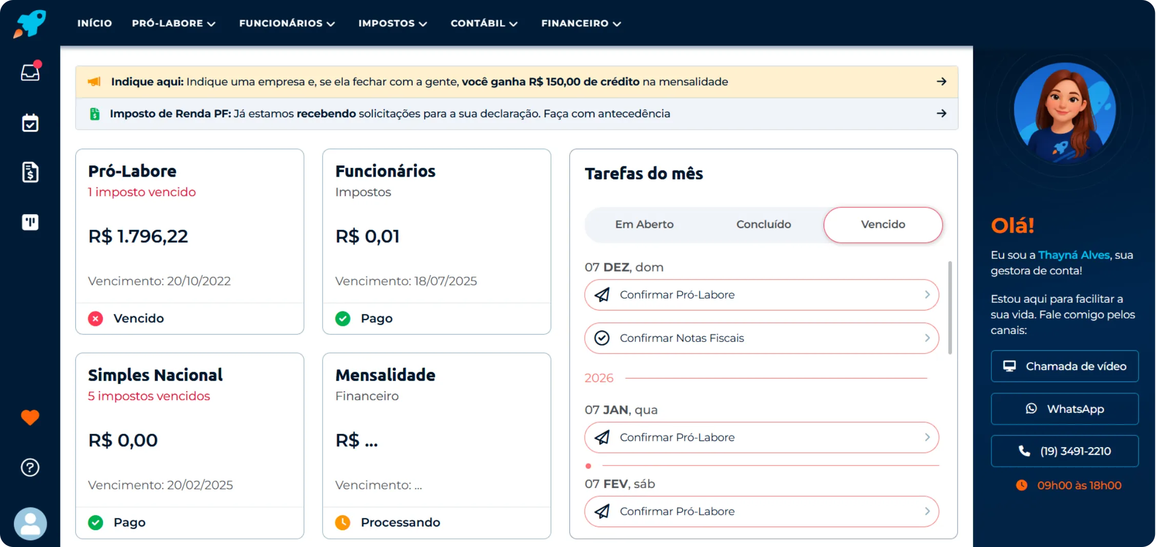 Início