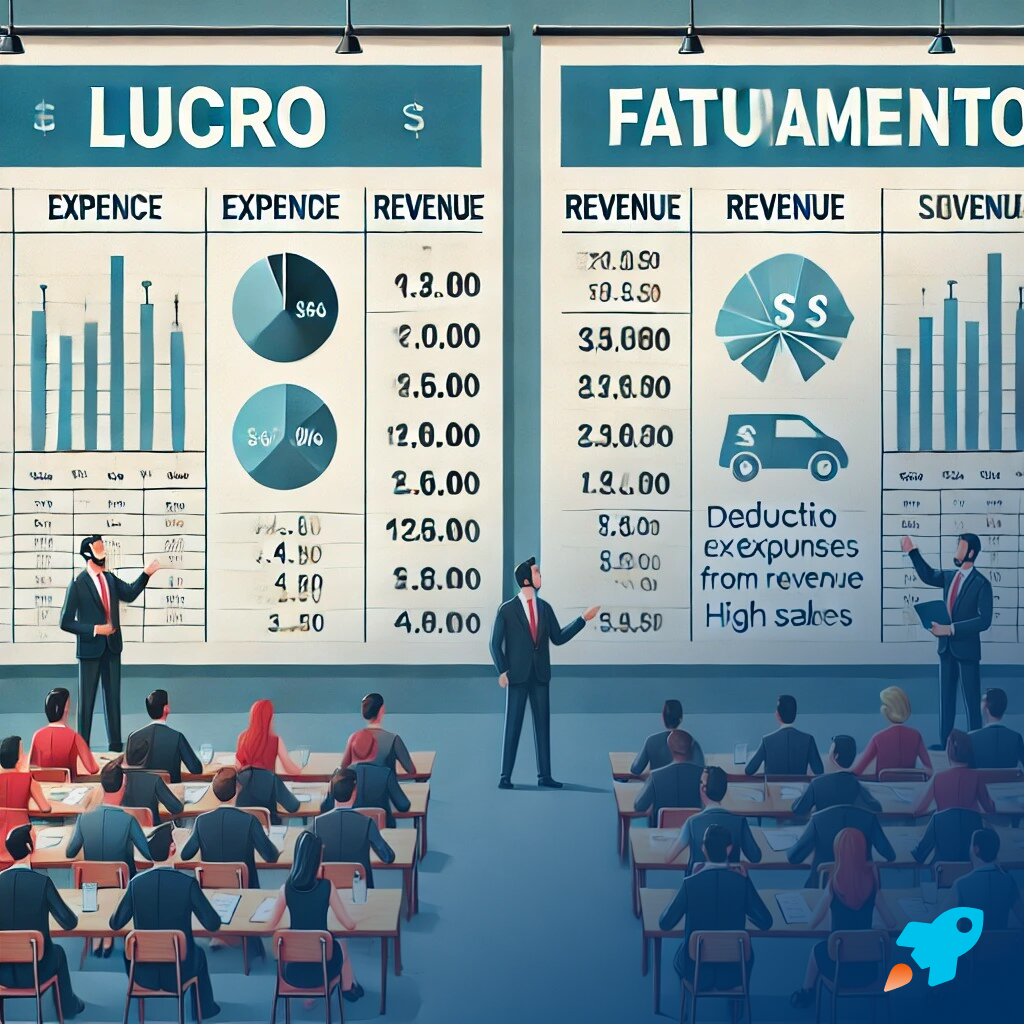 diferença de lucro e faturamento